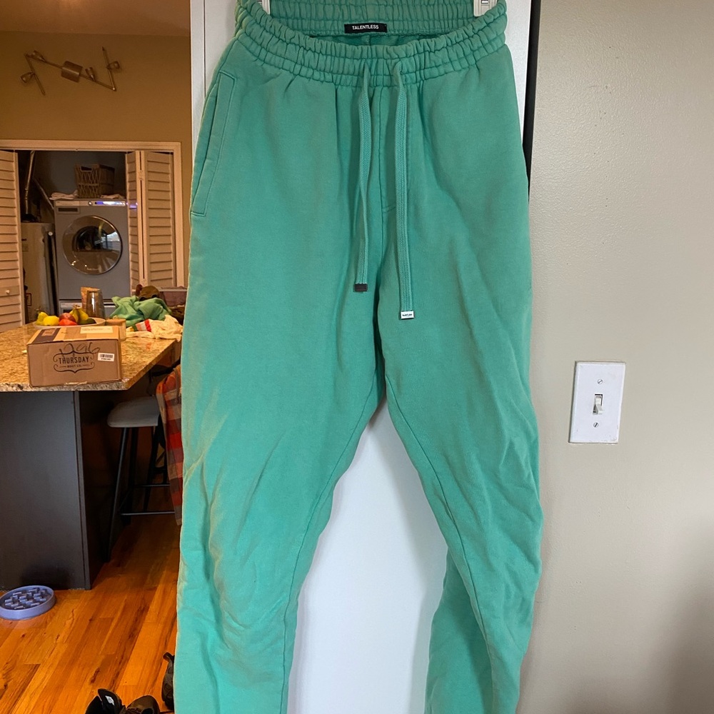 Talentless Mens Teal Sweatpants